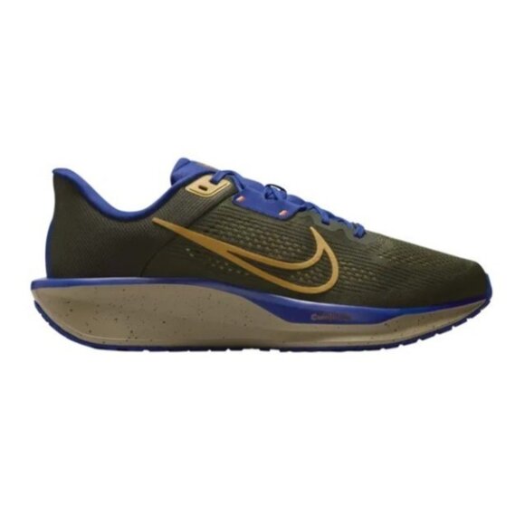 Nike Quest 6 – Size 8.5 Men Running Shoes Cargo Khaki Gold Royal HQ3223-325 NEW